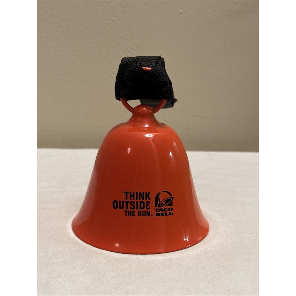 Taco Bell Winter X Games Thirteen Orange Metal Bell Advertisement Restaurant